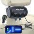 Multi Retractable Car Charger Station - Headrest 3 in 1 Charging Box with Fast 36W QC 3.0 Charger Adapter