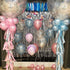 2 Pcs Silver Metallic Tinsel Foil Fringe Curtains, 3.28 ft x 6.56 ft Streamers for Party Decorations Supplies