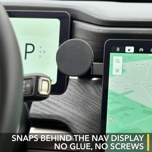 TWRAPS Dashboard Phone Mount for Rivian R1S & R1T, Compatible with MagSafe iPhone and Other Phone Cases, No Glue or