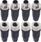 M12 5 Pin Male & Female Socket Panel – 12mm Industrial Circular Connector, Outdoor Waterproof IP67, 4 Sets