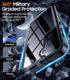 Temdan Waterproof Case for Samsung Galaxy S21, Built-in Screen Protector, 360 Full Body Shockproof, Teal