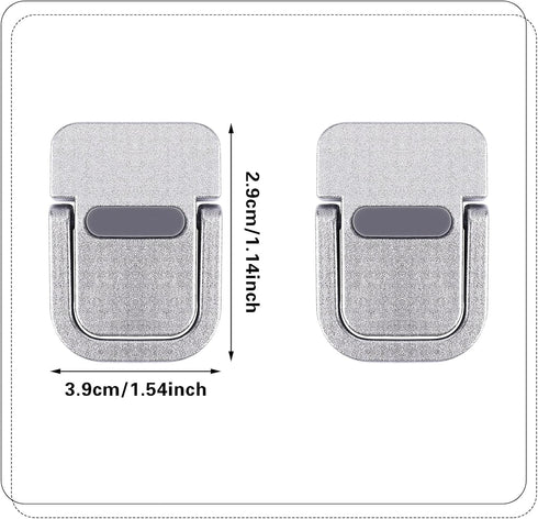 Abeillo 2PCS Portable Keyboard Riser, Self-Adhesive Mini Laptop Stand Invisible Computer Keyboard Stand for Desk