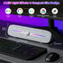 SOULION 3.5mm Computer Speakers for Desktop, USB Powered Bluetooth PC Speaker with Led Light, Aux Soundbar with Rotary