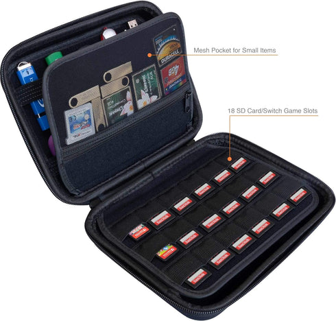 Large Capacity USB Thumb Flash Pen Drive Storage Organizer Holder/SD Card Memory Card Holder Case/External Hard Drive