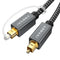 IVANKY Optical Audio Cable 15ft/4.5M Long Digital Audio Optical Cable for Soundbar,