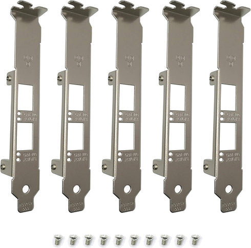 BestParts 5pcs New Full Height Bracket for Intel E10G42BTDA, X520-DA2, E10G42BFSR, and More