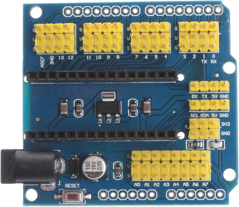 NOYITO Nano I O Expansion Sensor Shield Module for UNO R3 Nano V3.0 (Pack of 2)