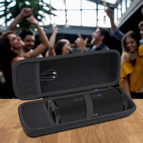 co2CREA Hard Case Replacement for Sony ULT Field 1 Wireless Ultra Portable Bluetooth Speaker (Black Case)