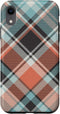 Halloween Plaid Pumpkin Phone Case for iPhone XR - Perfect Gift for Case Lovers!