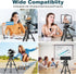 JOILCAN Mini Tripod for Camera, 25-inch Aluminum Tabletop Tripod with Remote and Holder for DSLR, Projectors