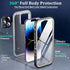 SOKUSIN iPhone 14 Pro Case - Heavy Duty Waterproof, 10FT Dropproof, Dustproof, Full Body Shockproof, 6.1" Black/Clear.