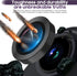Suoman Camera Lens Protector for iPhone 14/14 Plus, Premium Tempered Glass & Metal, Black, 6.1"/6.7" Models.
