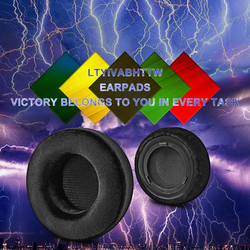 Virtuoso XT Earpads with Microphone Foam, Thicker Memory Foam Replacement Ear Cushion, Compatible with Virtuoso RGB
