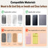 Rwotlls Silicone Double-Sided Suction Cup Phone Case Detachable Mount, Hands-Free Strong Grip Holder Stand for Selfies