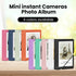 Lifting Mini Photo Album, 28 Pocket for 2x3 Inch Pictures, Fits Fujifilm Instax Mini Cameras (Robin Egg Blue)