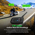 EJEAS Motorcycle Helmet Bluetooth Headset V6 Pro, 2-Way 1200M Intercom Communication System for Motorbike