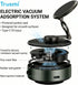 Trusmi 4300 360 Electric Vacuum Magnetic Car Windshield Phone Mount, Gauss, Type-C Powered, for Glass & Smooth Flat