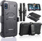 A10E Case for Samsung Galaxy A10E, Full Body Armor Rugged Holster Defender Case with 360 Swivel Belt Clip
