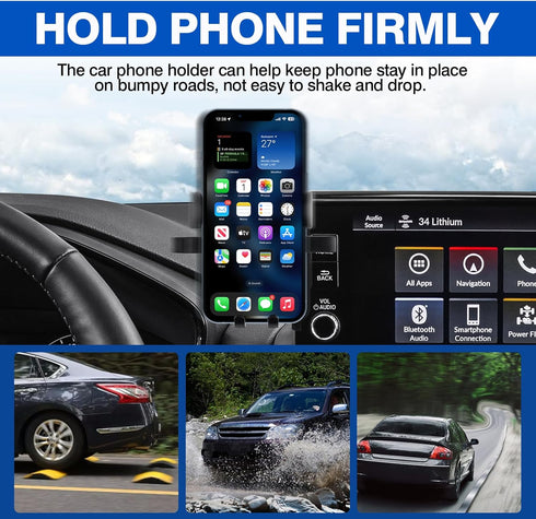 Autorder Car Phone Holder for 2023-2025 Honda CR-V Accessories, 9-inch Cell Phone Mount with Dash Organizer