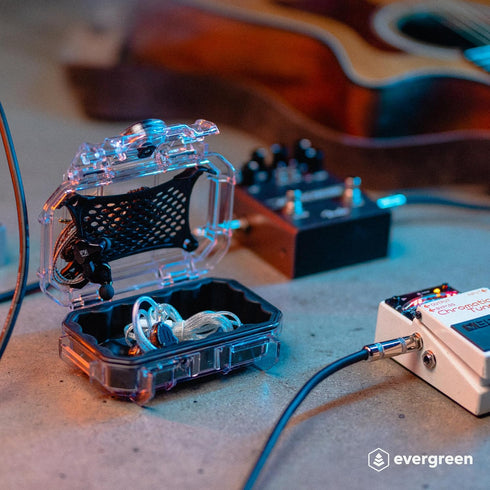 Evergreen In Ear Monitor Protective Cases for IEM, Waterproof USA Made for KZ ZS10/ZS10 Pro/ZSN/AS10/AS16