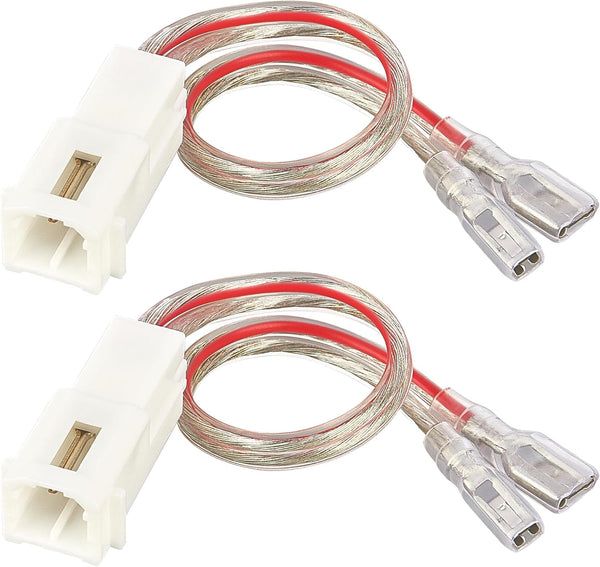 RED WOLF 2PC Front Dash Tweeters Speaker Wiring Harness Adapter for Dodge Ram Jeep Chrysler 2005-2022