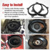 RED WOLF 6" x 9" Front Door Speaker Mount Adapter for 2012 Up Toyota Camry, Highlander, Tacoma, 2 PCS