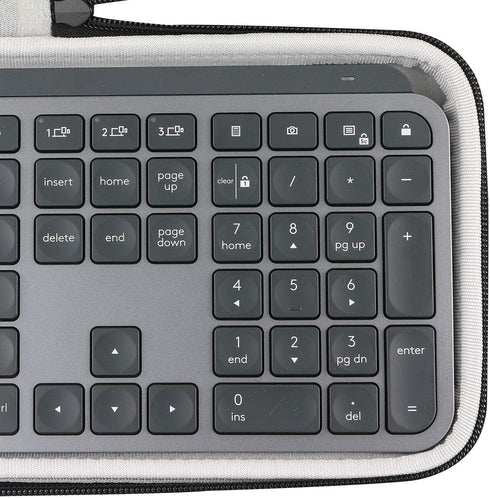 khanka Hard Travel Case for Logitech MX Keys S/MX Keys Mini/MX Keys Advanced Wireless Keyboard (Case Only)