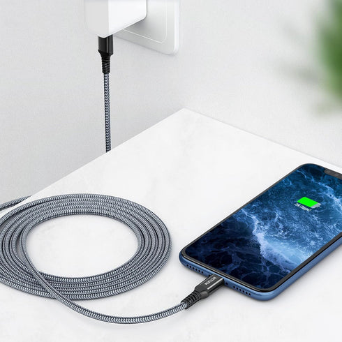 C Charger Cable Fast Charging Long USB C Cord, 10FT 2Pack for Samsung Galaxy S10/S9/S8/Note, Kindle Fire