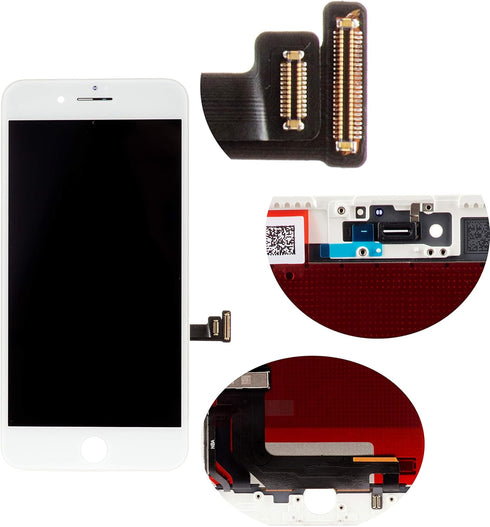 Front Glass LCD Digitizer Display Screen Replacement Set for iPhone 7 Plus 5.5 Inch, Full Frame Touchscreen Assembly