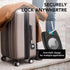 HATALKIN Compatible with Apple AirTag Holder, 4 Pack IPX8 Waterproof Secure Holder with Wire Cable Keychain for Luggage