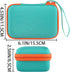 co2CREA Hard Case for Yoto Mini 2024 Edition Kids Audio Music Player, Teal Case Holds Up to 36 Audiobook Cards