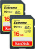 Extreme SDHC 16GB Class 10 Memory Card - 2-Pack