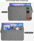 Losong 16.1 Inch,Protective 15.6-16.1" 2 Pocket,Size-15.7"x10.2",Gray Portable Monitor Case Padded Sleeve Compatible