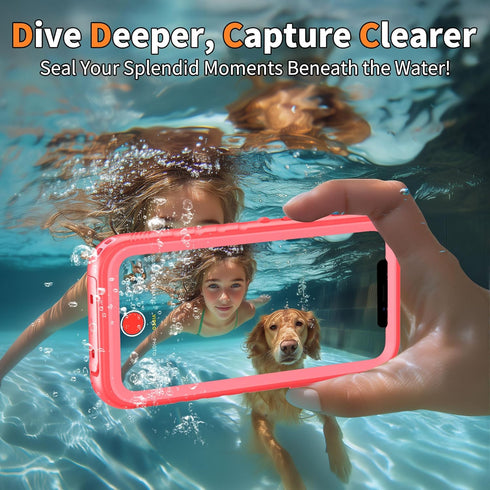 Cozycase Compatible with iPhone 12 Pro Max Case Waterproof, Built-in Screen Protector, Full Body Protective Cover