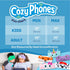 CozyPhones Fox Kids Headphones - Stretchy & Comfy Earphones for Toddlers 1-3, Perfect Travel Accessories!