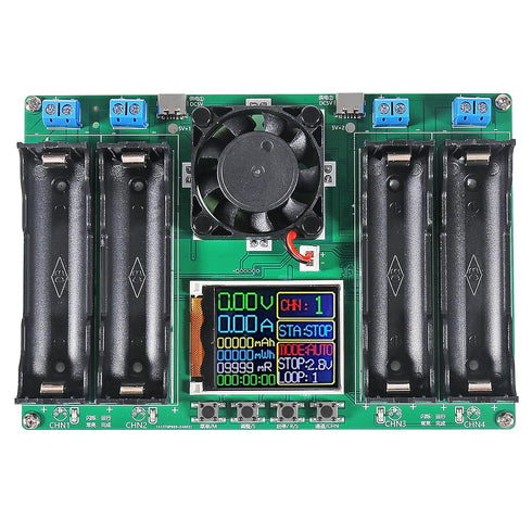 DWEII 1pcs 18650 18650 (4 Lithium Battery Capacity Tester Module MAh MWh Digital Battery Power Detector Module Tester
