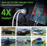 10L0L Golf Cart Quick Charge QC 3.0 Dual USB Charger Socket, 12V-24V USB Outlet for Yamaha EZGO Club Car