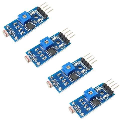 Digital Light Sensor for Arduino, ESP32, ESP8266, Raspberry Pi, 4 Pieces