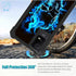 for TCL ION X Case, Heavy Duty Rugged Hard PC & Soft TPU Bumper with Glass Screen Protector for TCL ION X/ION V/40Z -