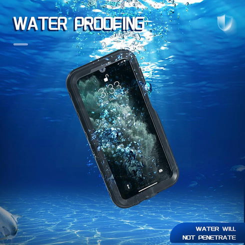 for Samsung Galaxy A15 5G Phone Case Waterproof IP68 Certified Dustproof Shockproof Built-in Screen Protector Full Body Case for Samsung Galaxy A15 5G Black