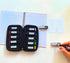 USB Flash Drive Case, Soft Material Thumb Drive Holder Organizer, Portable Bag for USB Memory Stick with 10 Slots