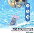 4 Pack Iridescence Universal Waterproof Phone Pouch, Large Phone Waterproof Case Dry Bag for Apple iPhone, Samsung, up