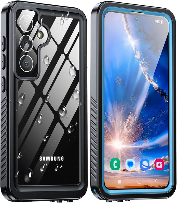 Samsung Galaxy S24 Case, IP68 Waterproof with Built-in Screen/Camera Protector, Military Shockproof Full Body Case