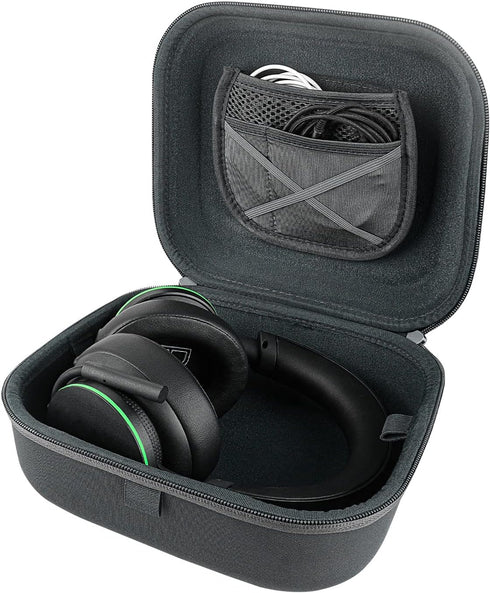Linkidea Headphones Carrying Case Compatible with Skullcandy SLYR Pro, Sony PS5, Sennheiser PC373 Case, Replacement Protective Hard Shell Travel Bag with Cable, Charger Storage (Grey)
