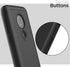 ENCASED Moto G7 Power Case (Thin Armor) - Slim Fit Flexible Grip Phone Cover for Motorola G7 Power, Black