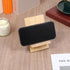 Eldraqth Bamboo Cell Phone Stand Cell Phone Stand for Desk Solid Wood Stands Wooden Holder Portable Wood Holder for Bed