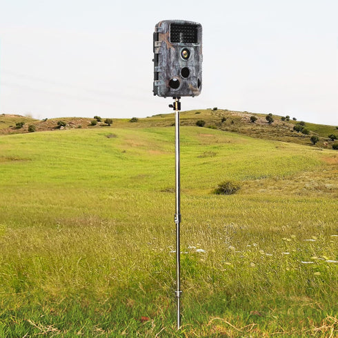 Game & Trail Camera Mount, Support All Hunting Cameras with 1/4''-20 Thread Inserts, Foldable Stainless Steel Bracket