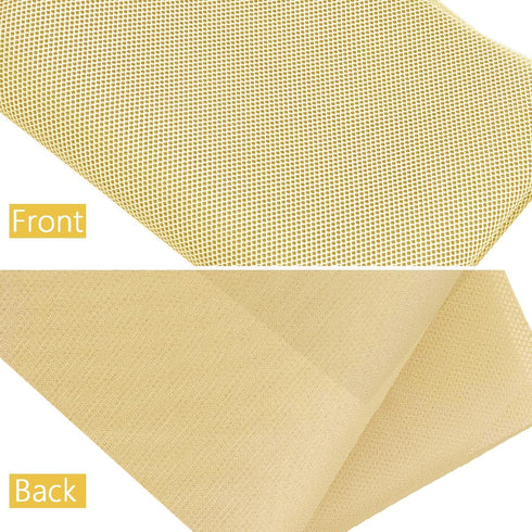 Speaker Grill Cloth Stereo Mesh Fabric for Speaker Repair, Yellow - 55 x 40 in / 140 x 100 cm