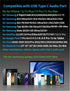 USB C Headphone Wired Earphone for iPhone 15 Pro Max, Samsung Galaxy S24 S23, Noise Canceling HiFi Stereo Type C