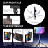 ENEGON 360 24 78 2000mAh 95+ 2500K-9000K RGB Selfie Light, Full Color RGB Video Light with Effects, LED Rechargeable
